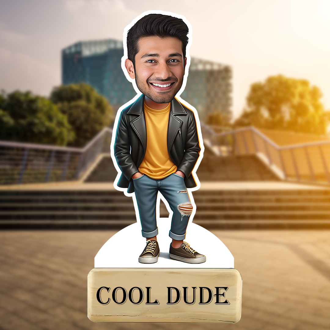 Cool Stylish Dude Caricature