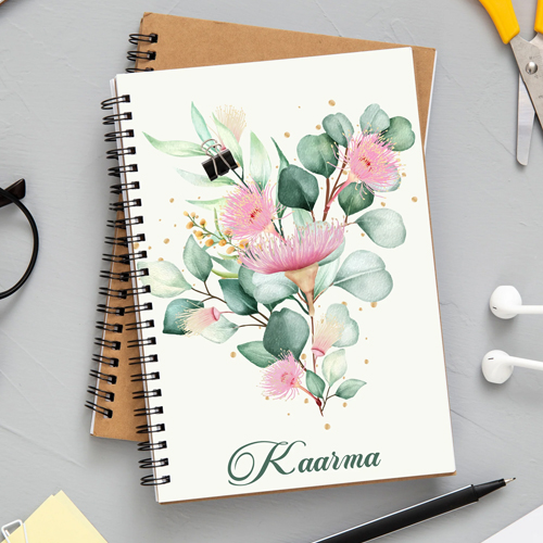 Floral Personalized Notebook