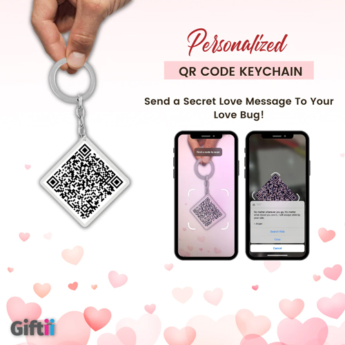 QR Code Keychain